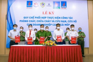 Cụm doanh nghiệp Cảng Cái Mép ký kết quy chế phối hợp phòng cháy chữa cháy và cứu nạn cứu hộ