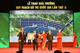 Khu công nghiệp Cầu cảng Phước Đông đạt "Giải thưởng quy hoạch đô thị lần thứ II"