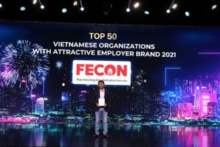 FECON lọt Top 50 Doanh nghiệp Việt có Thương hiệu nhà tuyển dụng hấp dẫn 2021