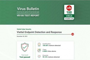 Sản phẩm chất lượng cao xuất sắc của Viettel Cyber Security đạt chứng chỉ quốc tế