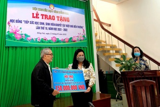 Vedan Việt Nam tiếp sức cùng học sinh, sinh viên khuyết tật vượt khó đến trường