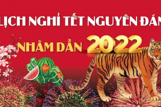 [Infographic] Lịch Nghỉ Tết Nguyên đán Nhâm Dần 2022