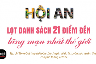 [Infographic] Hội An lọt danh sách 21 điểm đến lãng mạn nhất thế giới