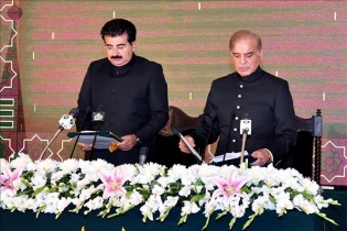 Tân Thủ tướng Pakistan Shehbaz Sharif tuyên thệ nhậm chức 