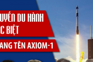 [Infographic] Chuyến du hành đặc biệt mang tên Axiom-1