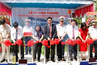 Khánh thành nhà ở và làm việc của Đại đội Thông tin - Lữ đoàn 957, Vùng 4 Hải quân 