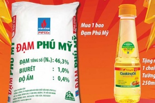 Mua đạm Phú Mỹ được tặng quà tổng trị giá gần 30 tỷ đồng
