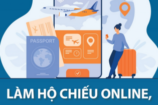 [Infographic] Làm hộ chiếu online, nhận tận tay tại nhà