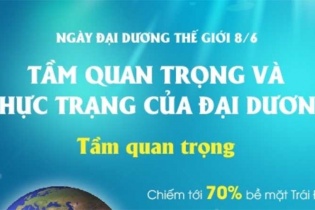 [Infographic] Ngày Đại dương thế giới 8/6: Tầm quan trọng và thực trạng của đại dương