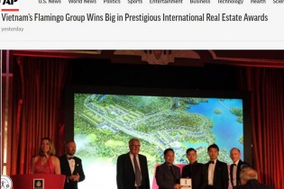 Chiến thắng tại giải thưởng bất động sản IPA, Flamingo được báo chí quốc tế đồng loạt gọi tên 