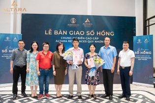 Altara Residences Quy Nhơn bàn giao sổ hồng đợt 1 cho cư dân