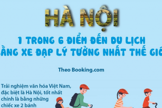 [Infographic] Hà Nội - 1 trong 6 điểm đến du lịch bằng xe đạp lý tưởng nhất thế giới