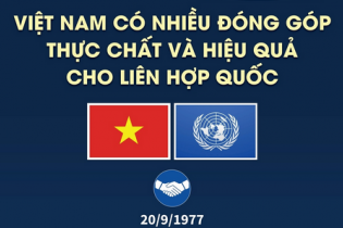 Việt Nam có nhiều đóng góp thực chất và hiệu quả cho Liên hợp quốc