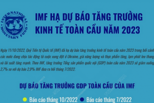 IMF hạ dự báo tăng trưởng kinh tế toàn cầu năm 2023