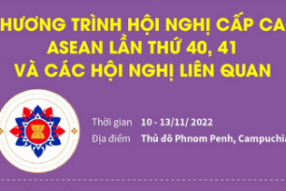 Chương trình Hội nghị cấp cao ASEAN lần thứ 40, 41 và các hội nghị liên quan