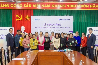 Shinhan Life Việt Nam hỗ trợ cho Làng trẻ em SOS Hà Nội