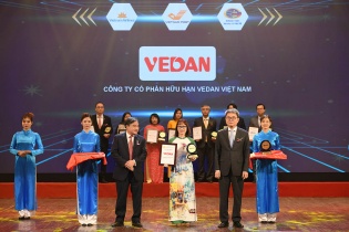Vedan Việt Nam được vinh danh "Top 10 nhãn hiệu nổi tiếng Việt Nam năm 2022"