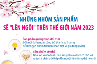 Những nhóm sản phẩm sẽ "lên ngôi" trên thế giới năm 2023