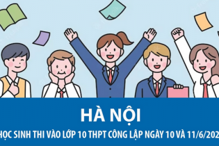 Hà Nội: Học sinh thi vào lớp 10 THPT công lập ngày 10 và 11/6/2023