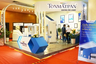 Dấu ấn giải pháp sandwich panel đồng bộ TONMATPAN tại Vietbuild 2023