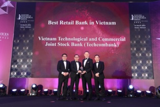 The Asian Banker vinh danh Techcombank là "Ngân hàng bán lẻ xuất sắc nhất"