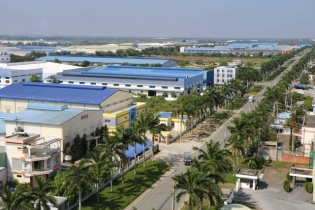 Khu công nghiệp Đức Hòa 1 (Long An) có quy mô sử dụng đất hơn 257 ha