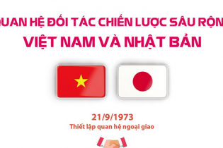 Quan hệ đối tác chiến lược sâu rộng Việt Nam - Nhật Bản