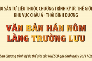 Di sản Tư liệu Thế giới Văn bản Hán nôm làng Trường Lưu
