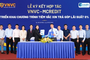 Mcredit hợp tác với VNVC cung cấp giải pháp tài chính tiêm vắc-xin trả góp không lãi suất