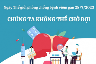 Ngày Thế giới phòng chống bệnh viêm gan 28/7/2023: Chúng ta không chờ đợi