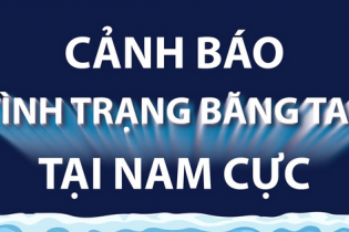 Cảnh báo tình trạng băng tan tại Nam Cực