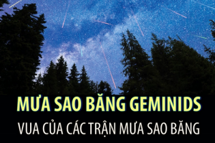 Mưa sao băng Geminids - Vua của các trận mưa sao băng