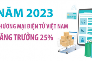 Năm 2023, thương mại điện tử Việt Nam tăng trưởng 25%