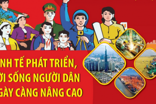Kinh tế phát triển, đời sống người dân ngày càng nâng cao