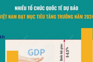 Nhiều tổ chức quốc tế dự báo Việt Nam đạt mục tiêu tăng trưởng năm 2024