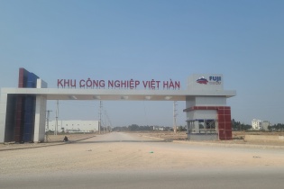 Đầu tư hơn 1.236 tỷ đồng xây dựng hạ tầng Khu công nghiệp Việt Hàn mở rộng