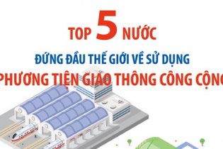 Top 5 nước đứng đầu thế giới về sử dụng phương tiện giao thông công cộng
