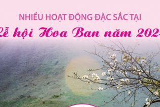 Nhiều hoạt động đặc sắc tại Lễ hội Hoa Ban năm 2024
