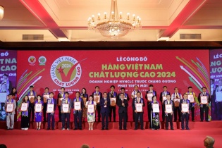 Vedan Việt Nam được trao tặng chứng nhận “Hàng Việt Nam chất lượng cao” năm 2024
