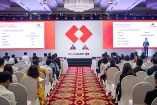 Techcombank đặt mục tiêu lợi nhuận trước thuế năm 2024 ở mức 27.100 tỷ đồng