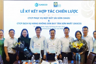 SASCO - SAGS: Hai thương hiệu lớn ngành hàng không ký kết hợp tác chiến lược