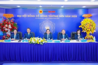 ĐHĐCĐ VietBank: Chia cổ tức 25% bằng cổ phiếu, niêm yết sàn HoSE