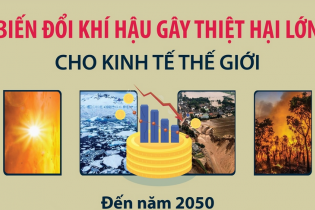 Biến đổi khí hậu gây thiệt hại lớn cho kinh tế thế giới