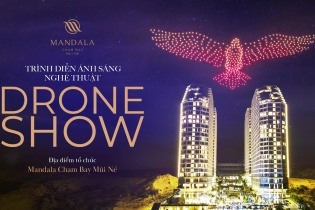 Mũi Né Drone Light Festival - Đại tiệc trình diễn drone hàng ngày lần đầu tiên được tổ chức tại Việt Nam