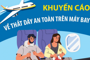 Khuyến cáo về thắt dây an toàn trên máy bay