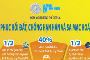 Ngày Môi trường Thế giới 5/6: "Phục hồi đất, chống hạn hán và sa mạc hoá"