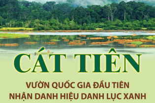 Cát Tiên - Vườn Quốc gia đầu tiên nhận danh hiệu Danh lục xanh (Green List)