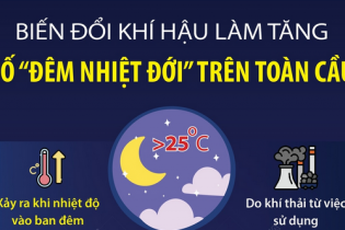 Biến đổi khí hậu làm tăng số "đêm nhiệt đới" trên toàn cầu