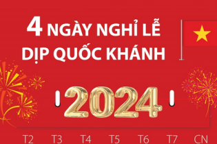 Lịch nghỉ lễ Quốc khánh năm 2024