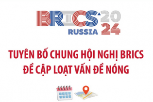 Tuyên bố chung Hội nghị BRICS đề cập loạt vấn đề nóng